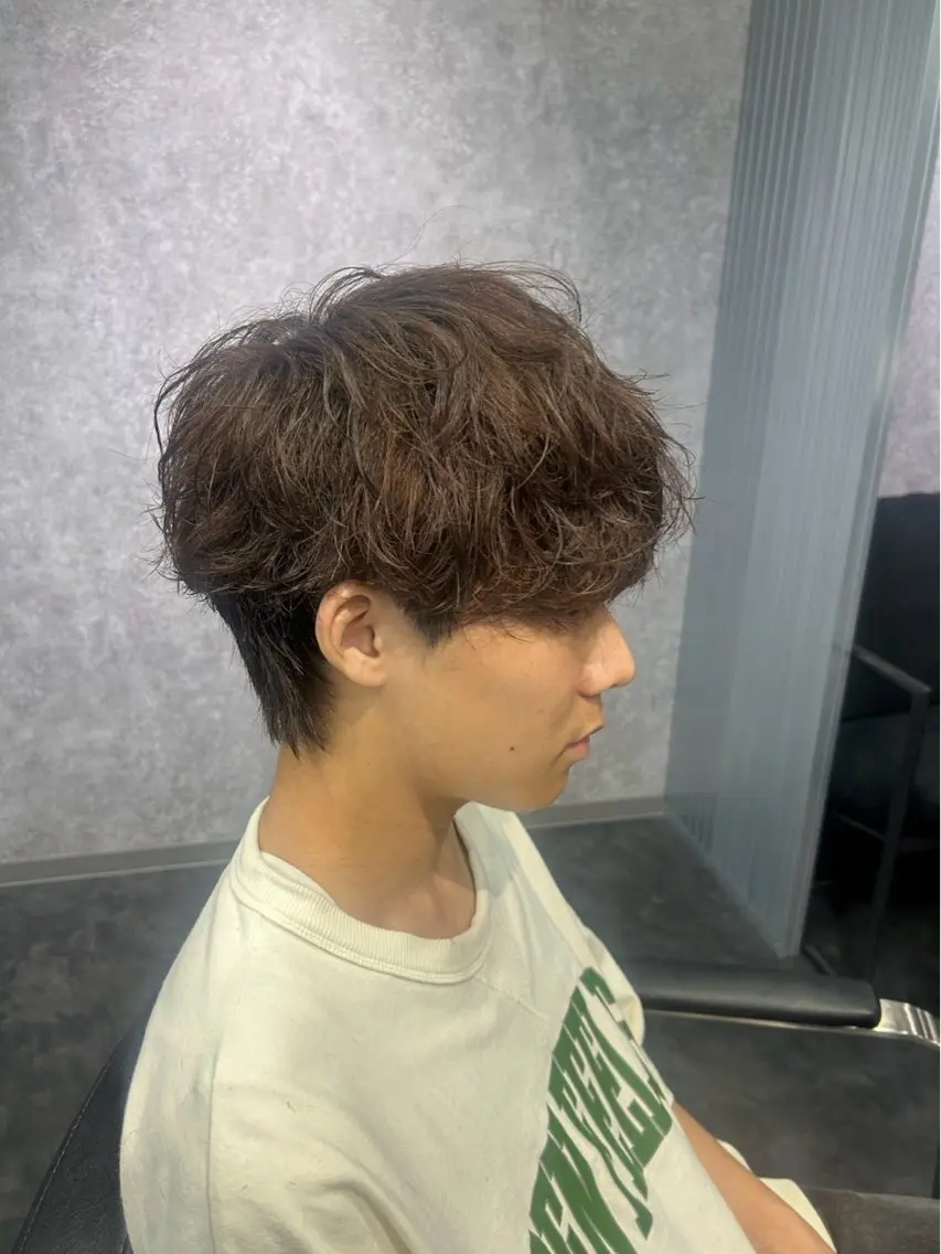 パーマ メンズ カット パーマ 🏁 メンズ特化 ／Hinata🌼のヘアスタイル