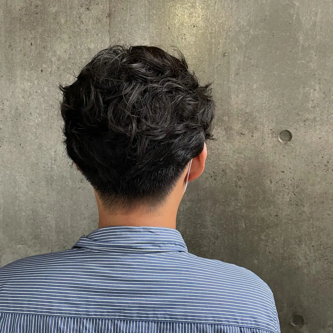 パーマ メンズ もりたみかこ 美容師お休み中のヘアスタイル
