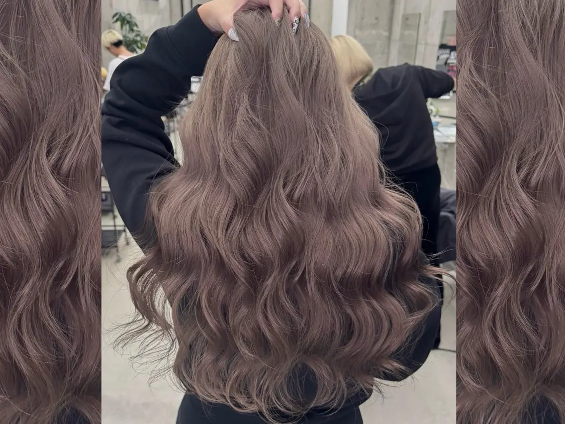 ロング ヘアカラー 齋藤 梨乃のヘアスタイル