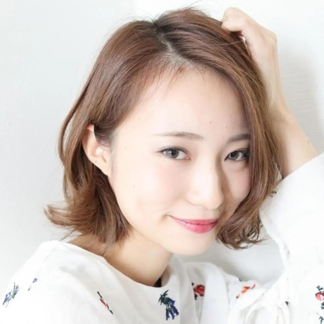 ショート カラー アッシュ ベージュカラー ボブ タナカ *歴10年以上*のヘアスタイル