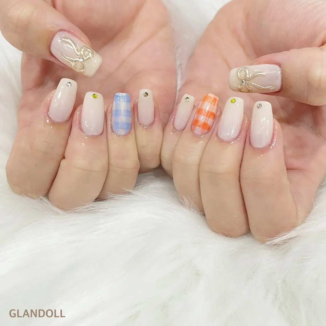 ネイル リボン ハンドネイル GLANDOLL YURIのエステ・リラクイメージ