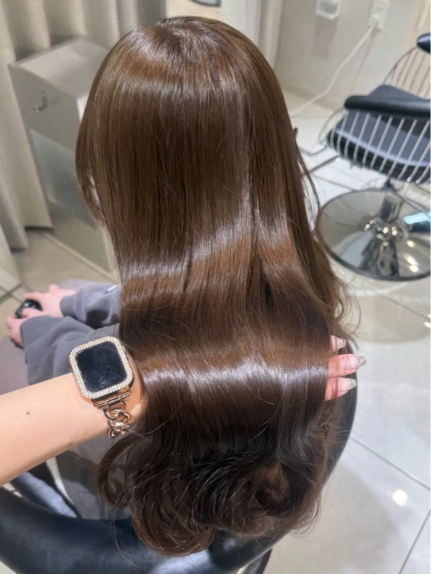 【✨️ブリーチなしで明るく✨️】ライトニングダブルケアカラー+高保湿1stepトリートメント👱🏻♀️💖の写真