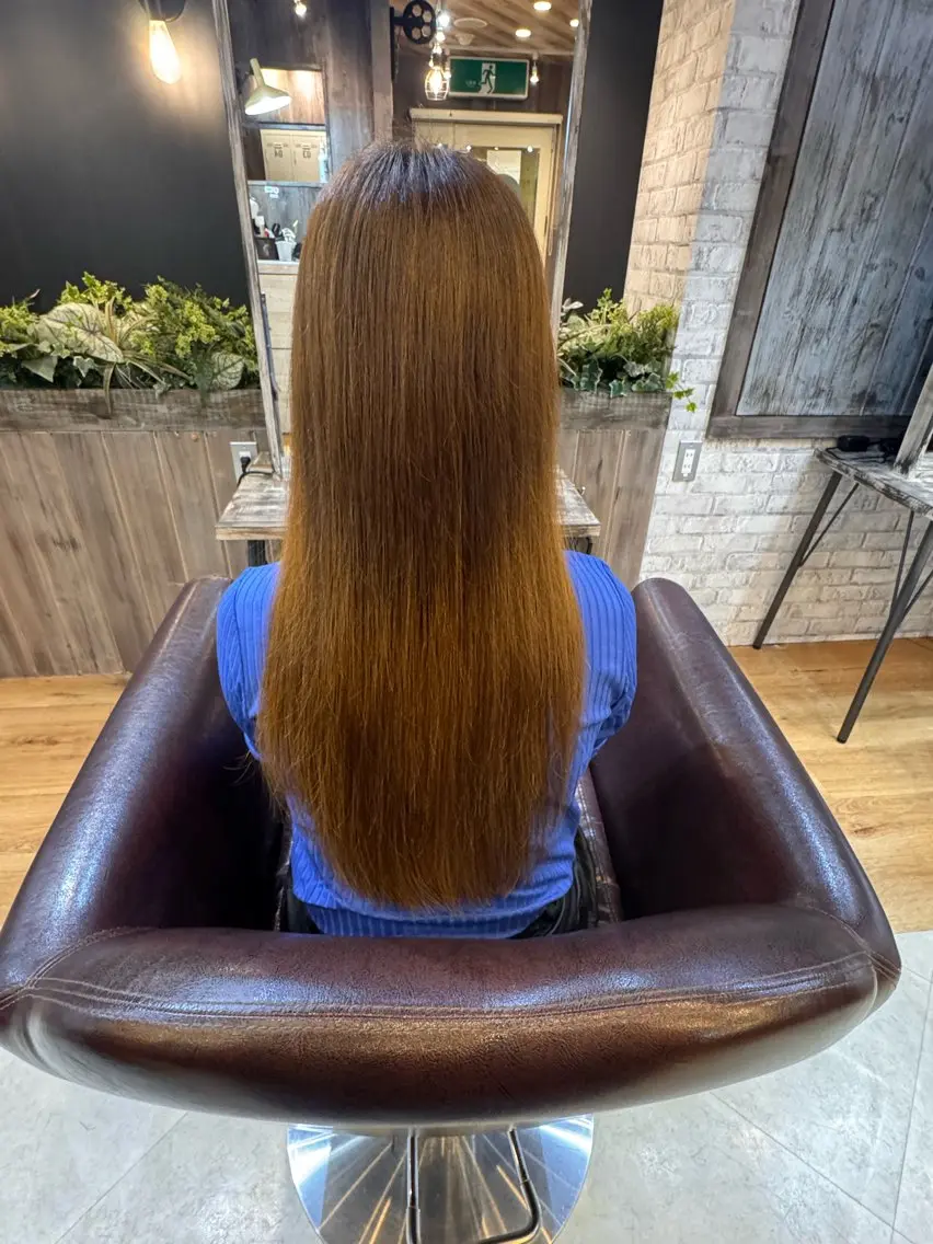 ロング 久保田 琉菜のヘアスタイル