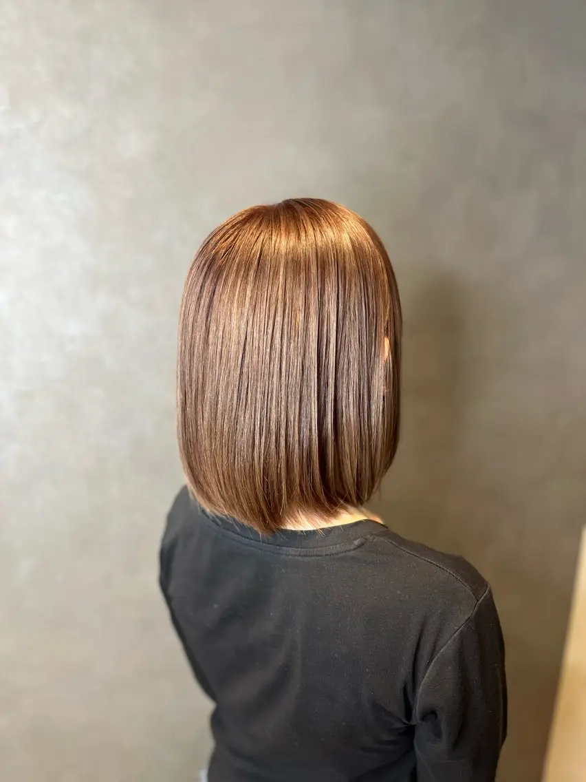 カラー ベージュカラー ブリーチ ミルクティーベージュ ヘアカラー ショート×透明感 仙台\RIKUのヘアスタイル