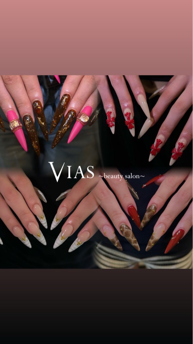 ネイル ハンドネイル フットネイル ハンドケア YUI VIAS ~EYE&NAIL~のマツエク・マツパデザイン