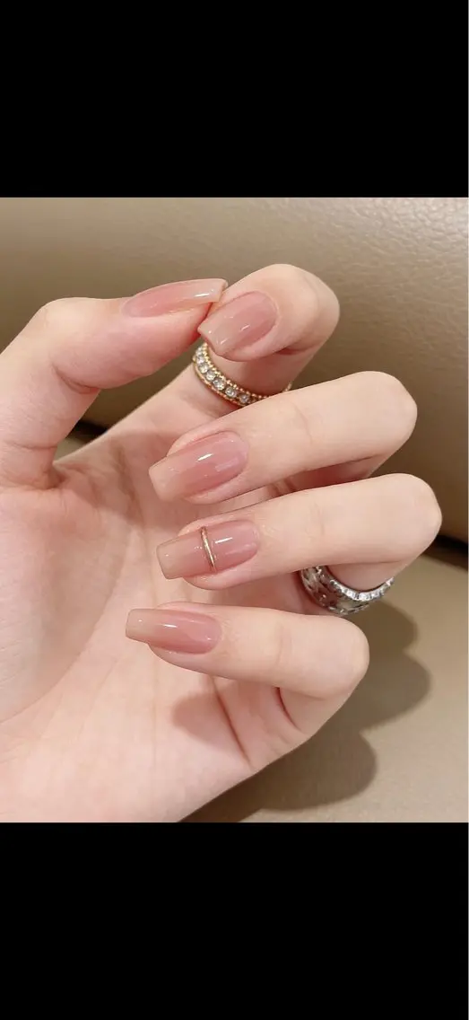 ネイル シンプルネイル ハラグチ みなのネイルデザイン
