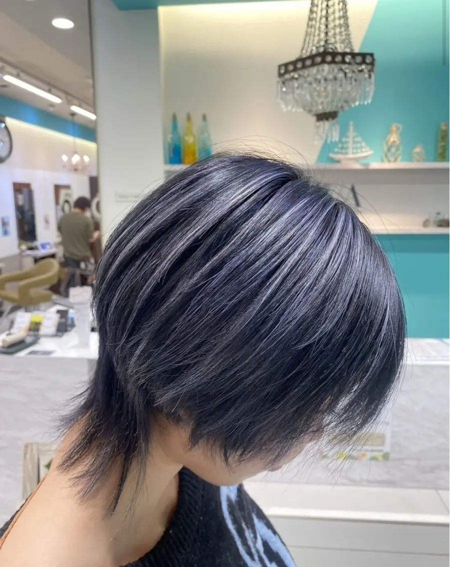 セミロング 野村安芸 /特殊パーマのヘアスタイル