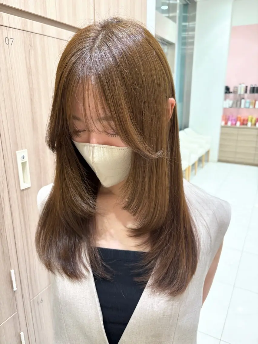 カラー カット ヘアカラー 駒形 七海のヘアスタイル