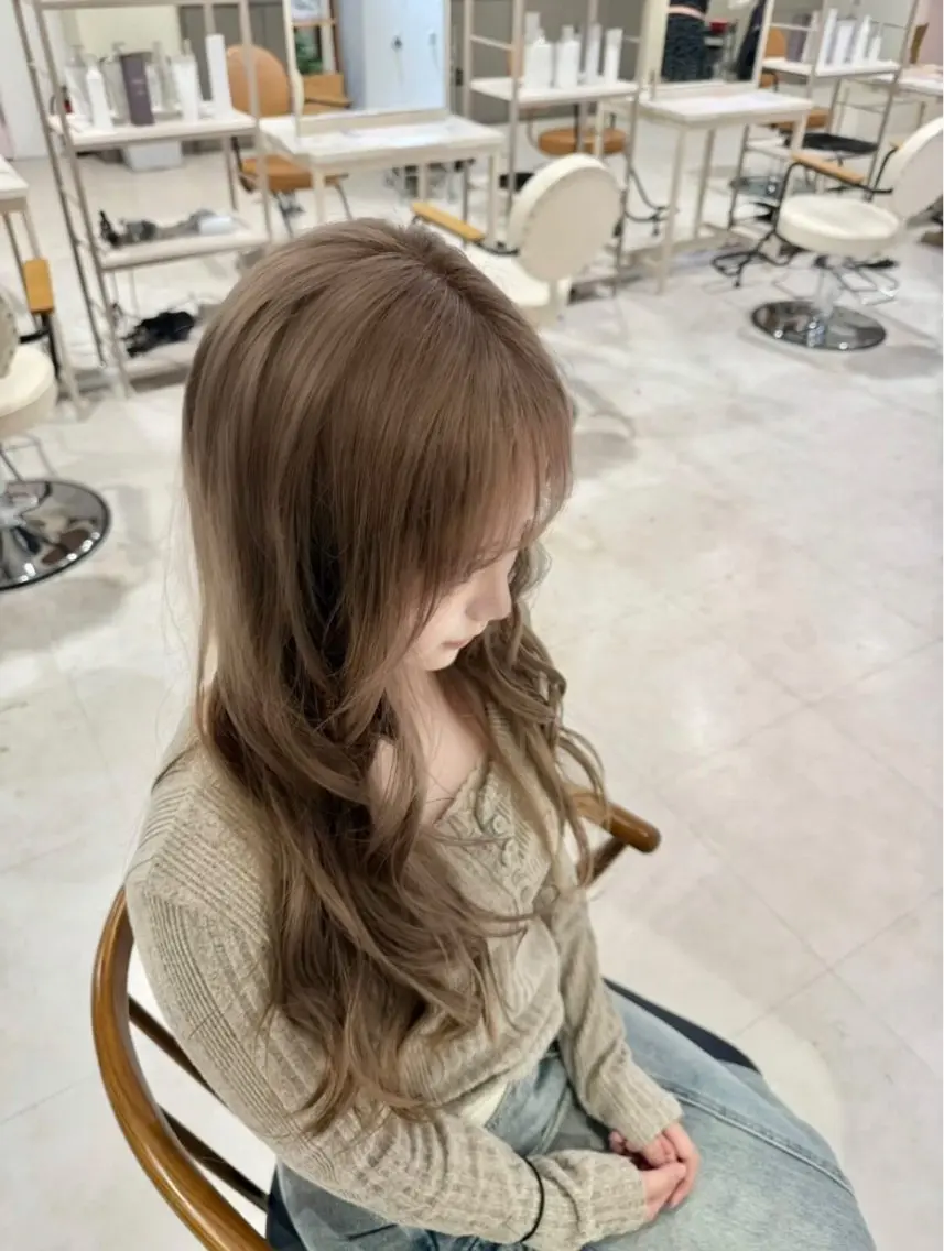 【新規様限定💖当日予約🙆‍♀️】one color➕プレミークトリートメント(熱ダメージに強い✨️)の写真