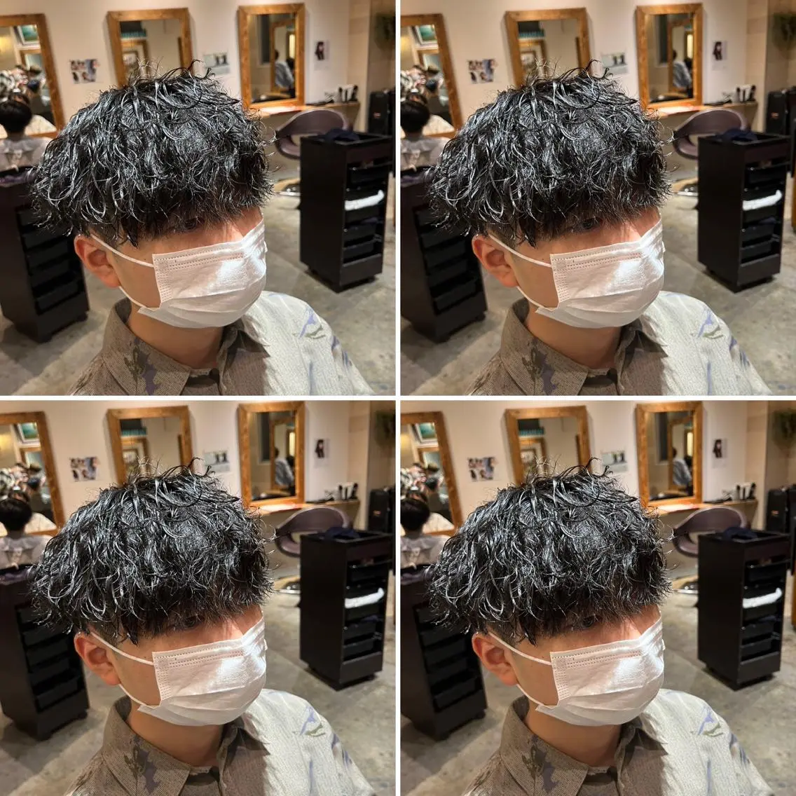パーマ メンズ カット パーマ トリートメント ヘアセット メンズパーマ特化 望月謙二郎のヘアスタイル