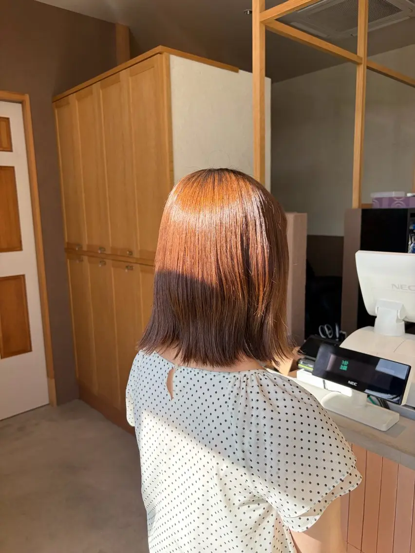ミディアム ヘアカラー 赤羽根 周のヘアスタイル