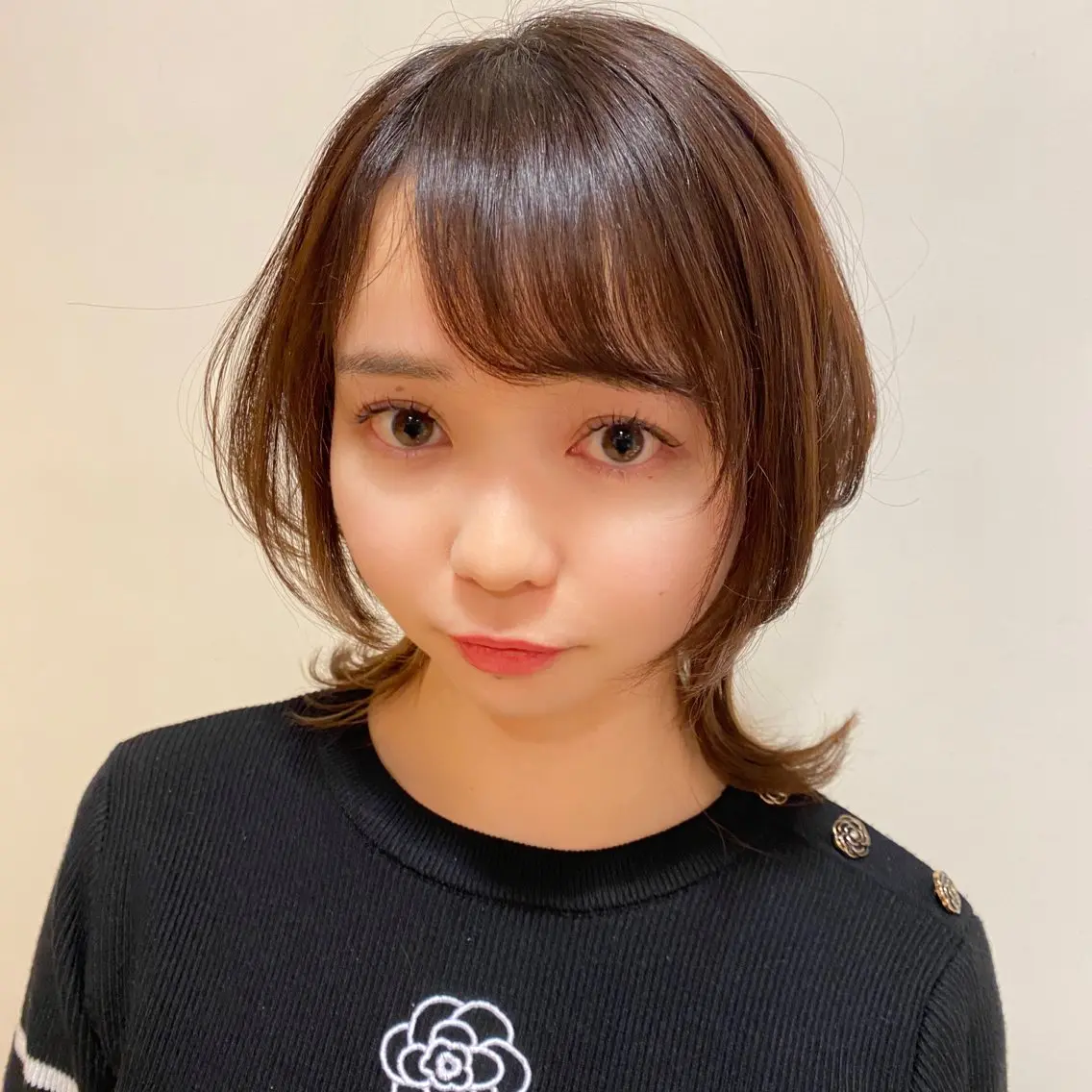 ミディアム ウルフカット ️ちば🩵JILLE 恵比寿 透明感カラーのヘアスタイル