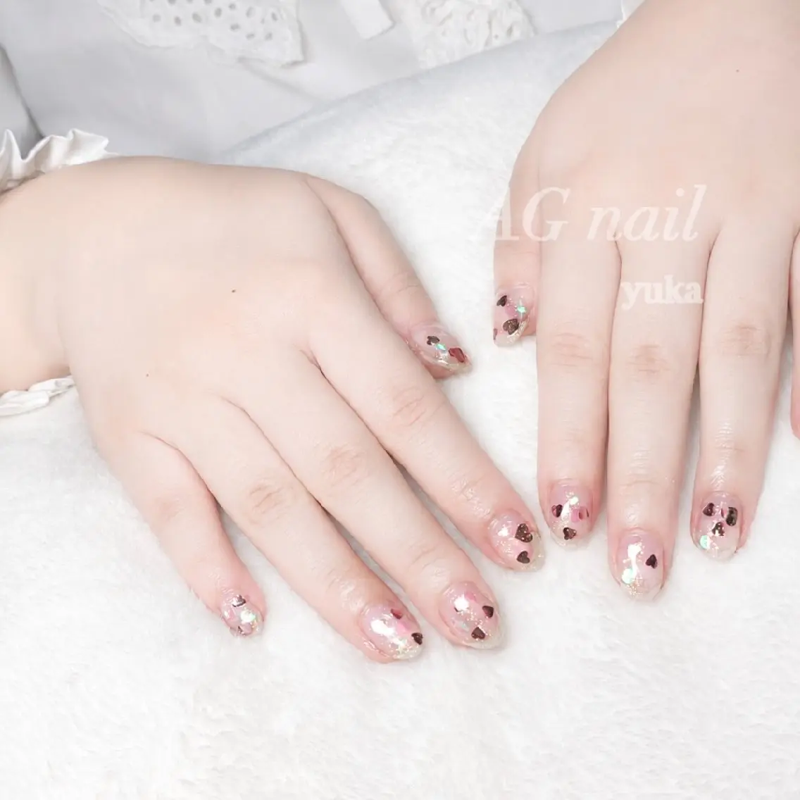 ✨️🆕✨️うるうるちゅるんなホログラム乗せ放題💅ベースカラークリア🫧オフ込みの写真