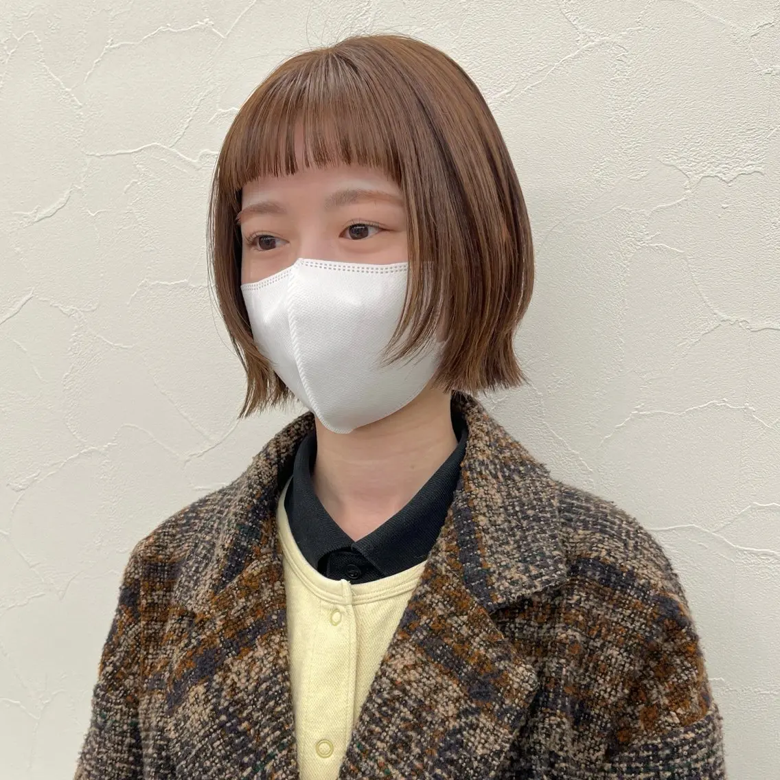 ショート カラー ブリーチ ブリーチなしカラー ボブ 髪質改善 レイヤーカット カット ヘアカラー トリートメント 初めてのショート お任せください✂️のヘアスタイル
