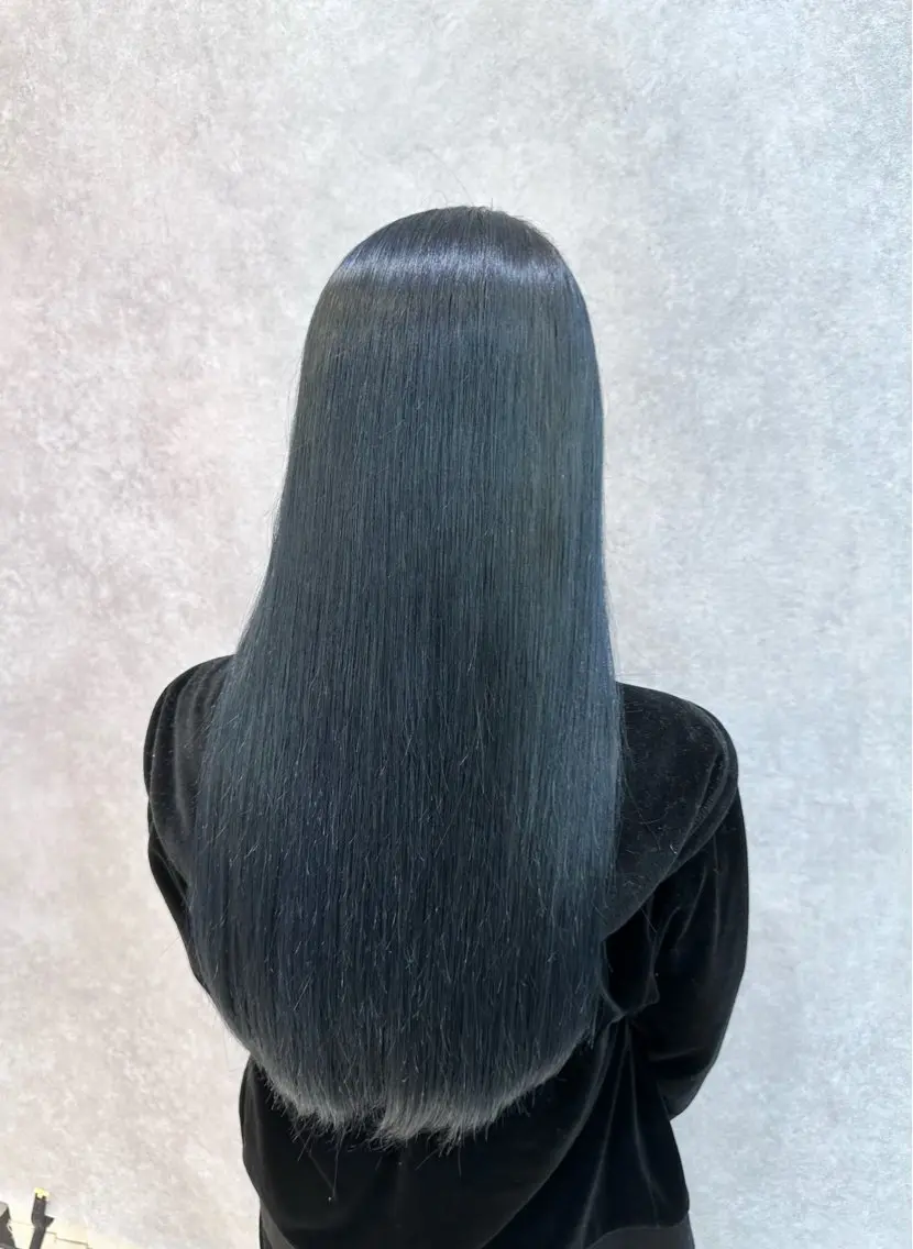 ロング カラー カット ヘアカラー トリートメント 【𝐀𝐬𝐡大森】 石崎竜祐のヘアスタイル