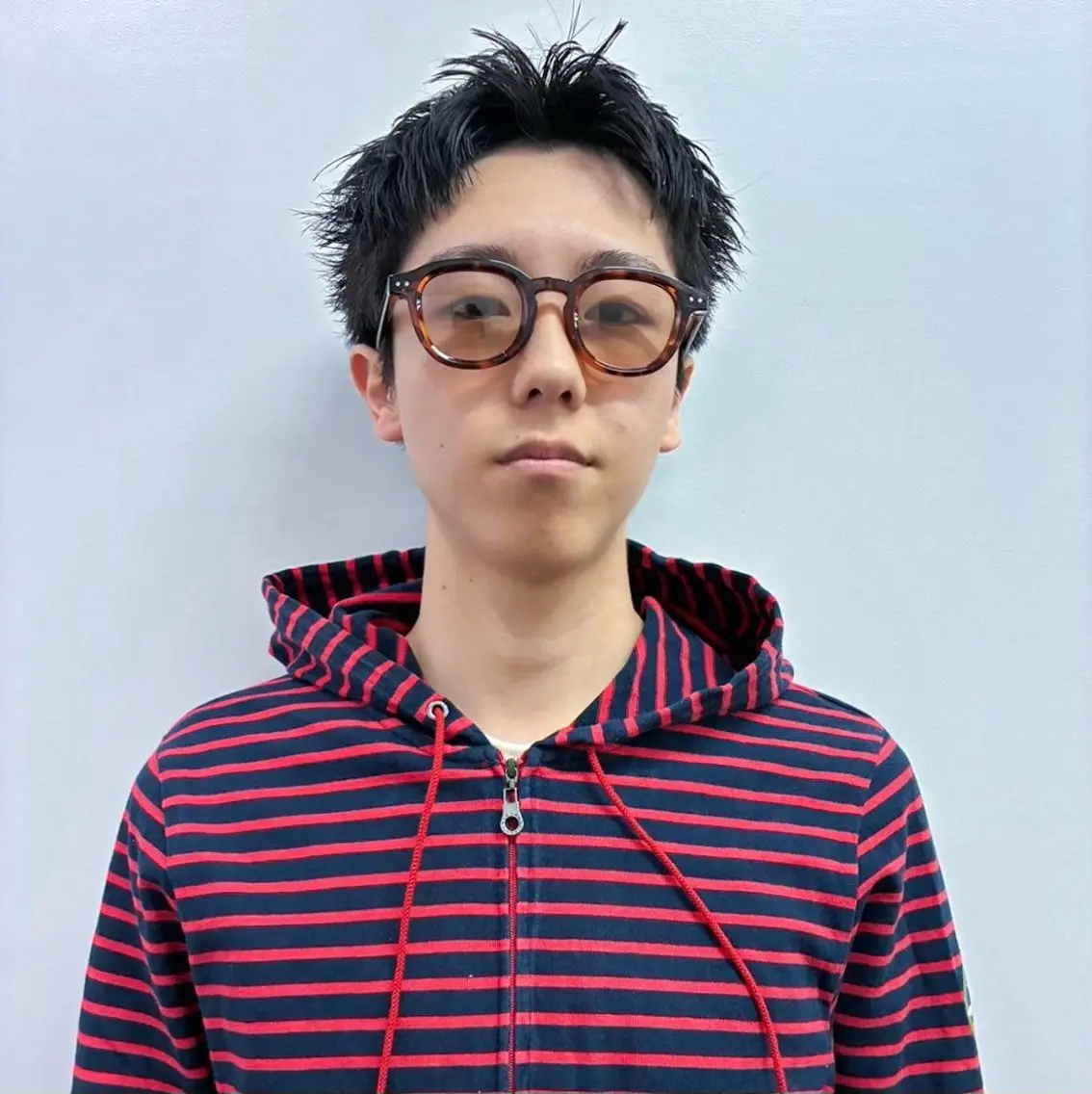 メンズ スパイキーショート カット 安藤 琢真のヘアスタイル