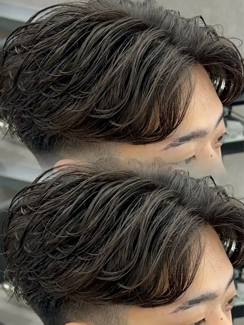 カラー パーマ メンズ メンズパーマ カット パーマ 札幌メンズ指名 No. 1/光👑のヘアスタイル