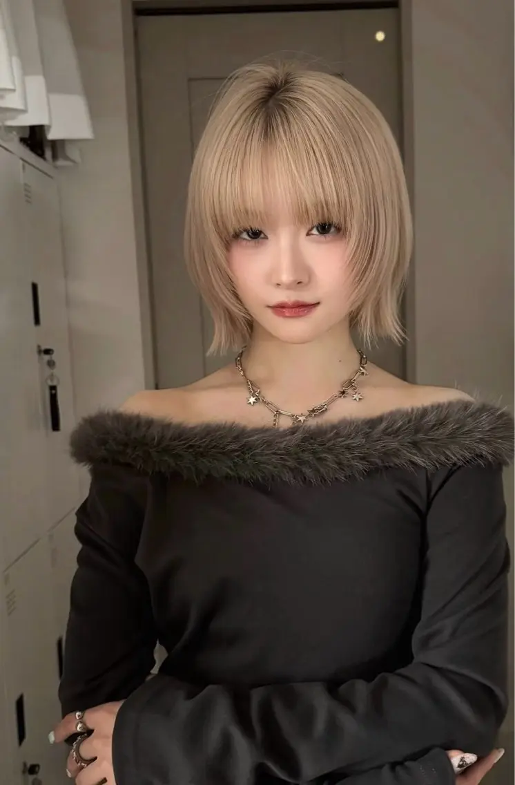 ショート カラー ヘアアレンジ キッズ ショートヘア 栄💗レイヤー｜ショ ートカット｜haruのヘアスタイル