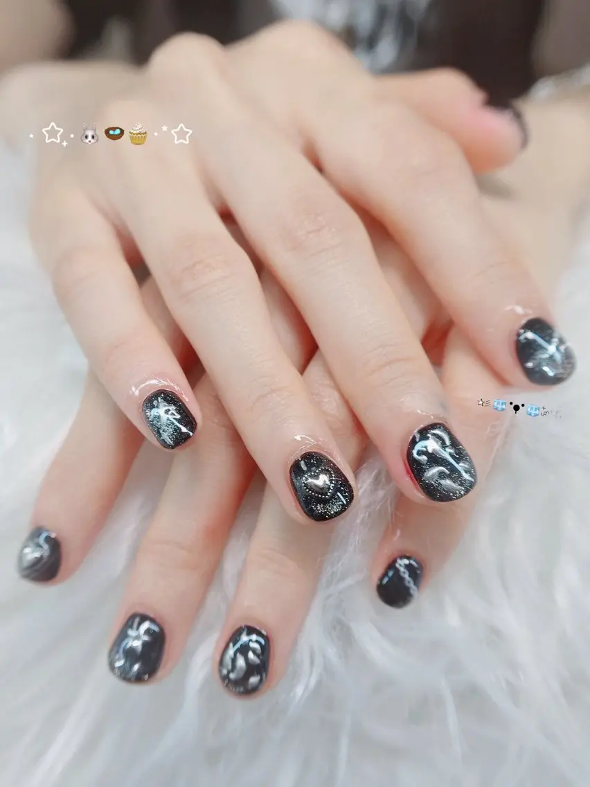 ネイル HOSHINO NAIL_長さだしのネイルデザイン