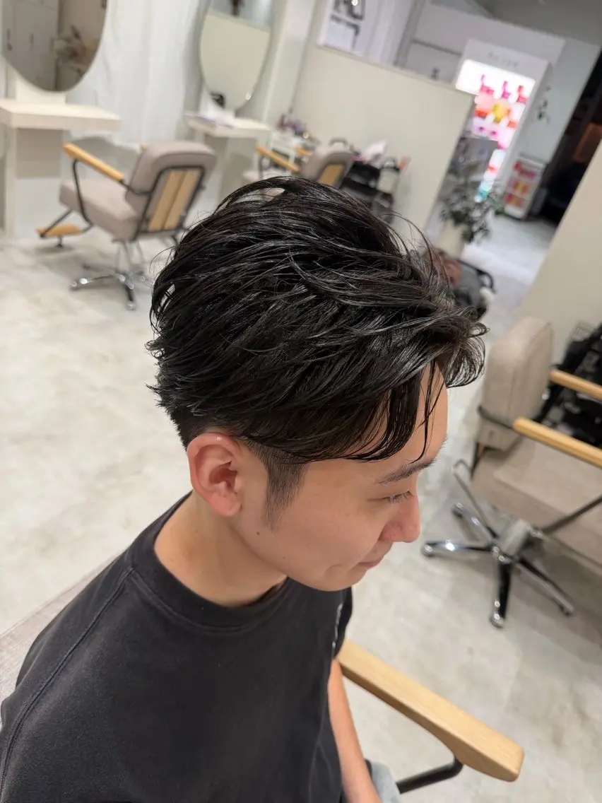 パーマ メンズ カット パーマ 城崎如哉 /メンズスタイリストのヘアスタイル