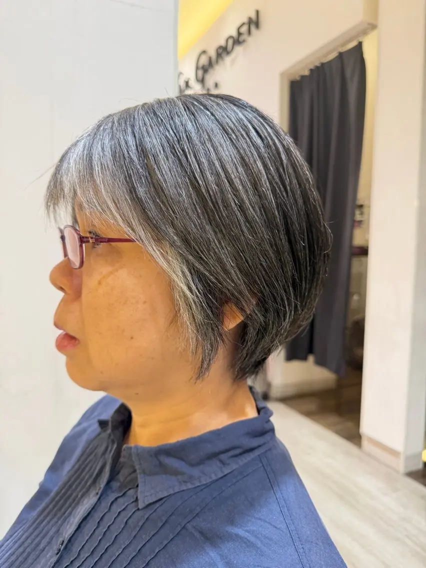 ショート ショートヘア 蔵元 紀葉のヘアスタイル