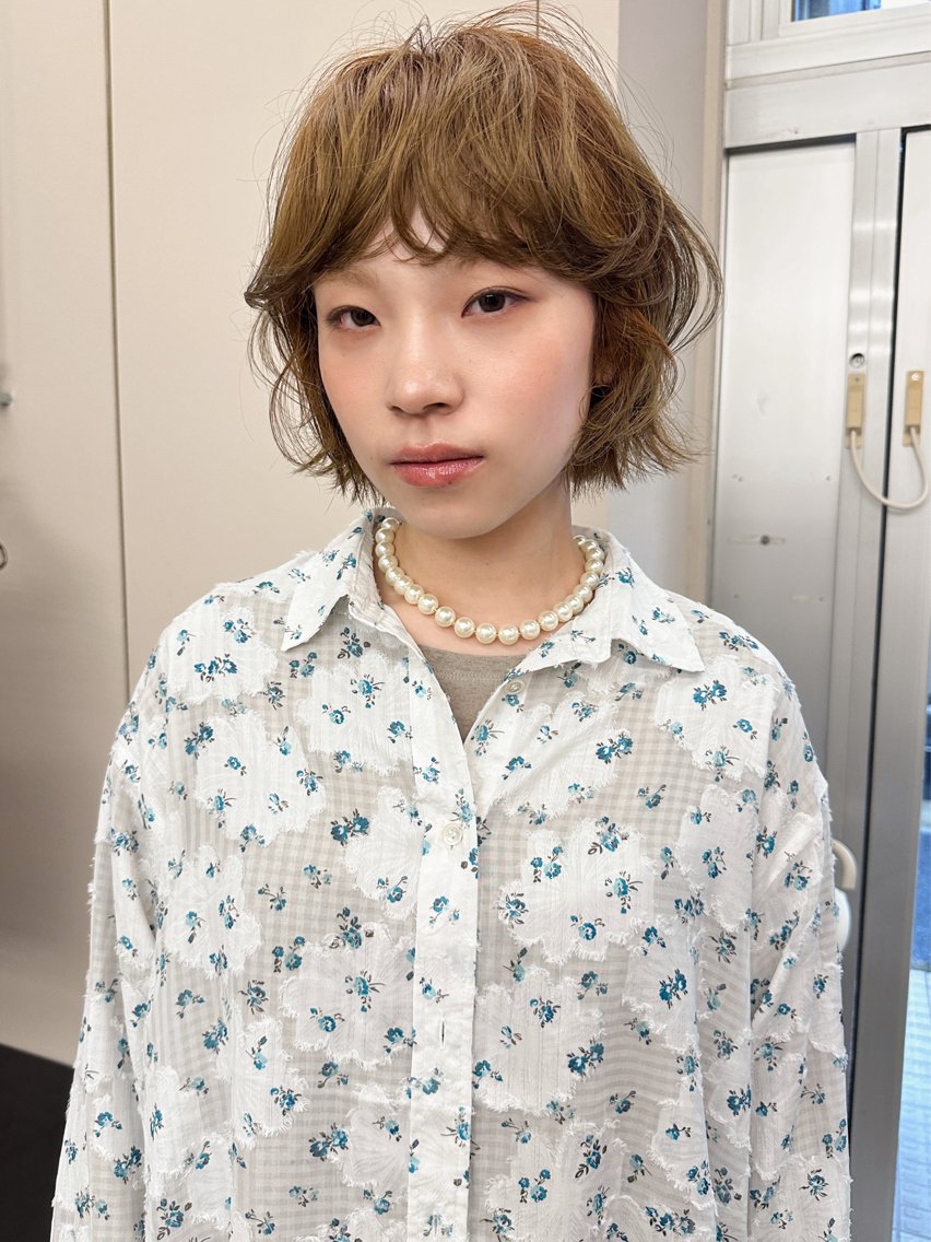 ミディアム カット ヘアカラー 🐏nao /レイヤーカット🐏のヘアスタイル