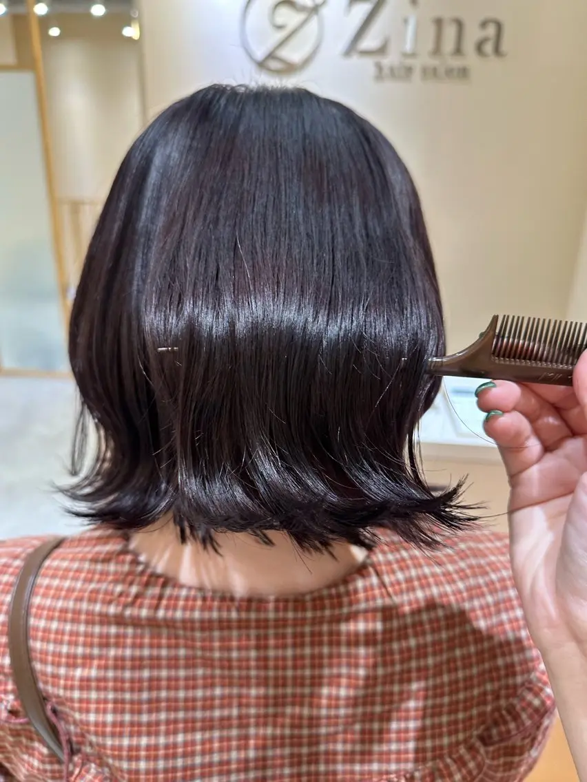 ショート ヘアカラー トリートメント ౨ৎ︎Zina 川口 KIRARI౨ৎのヘアスタイル