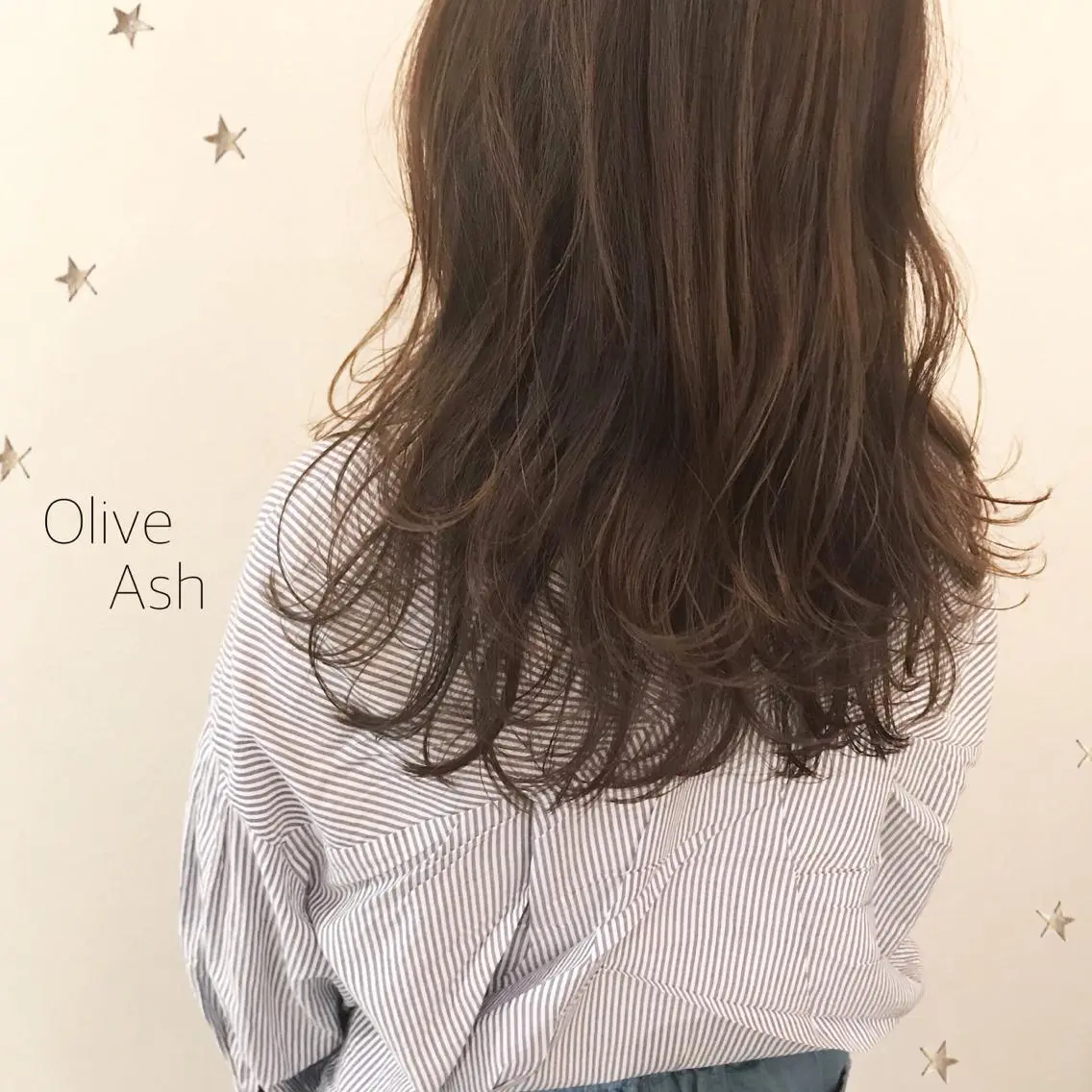 セミロング カラー 市川 千夏のヘアスタイル
