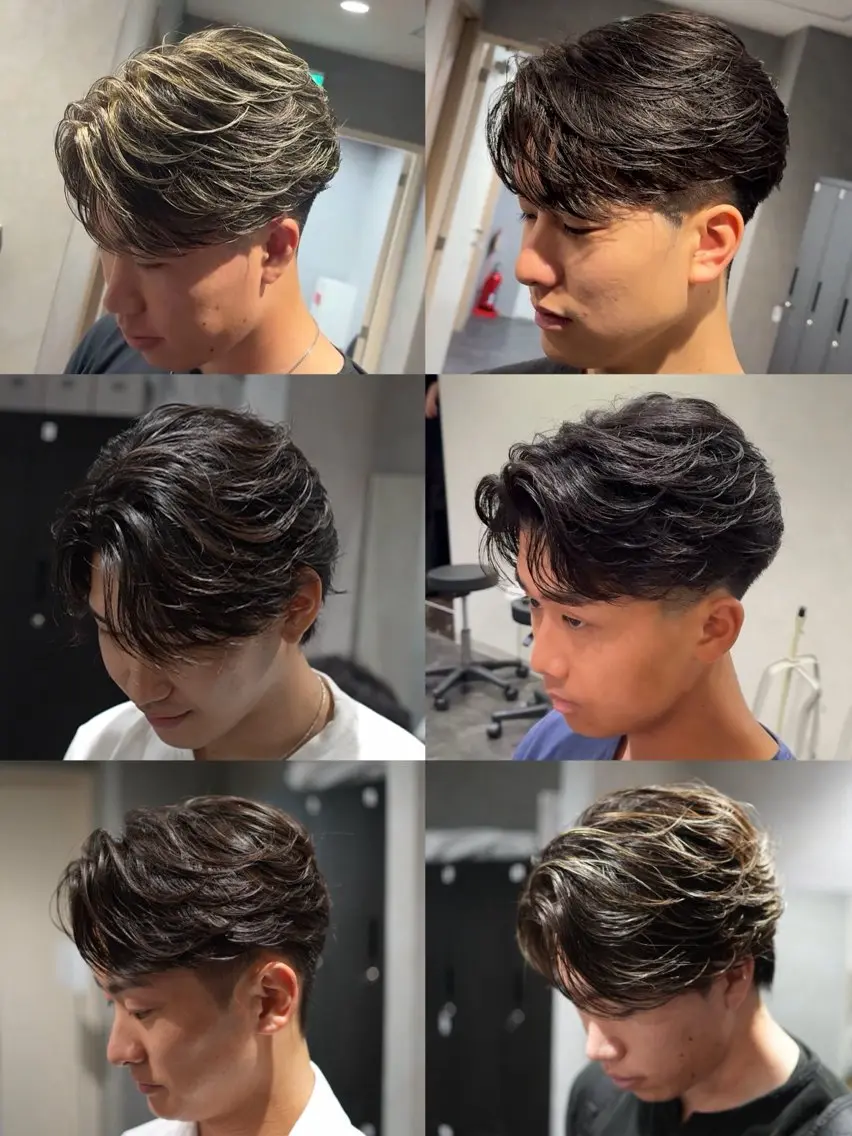 ショート パーマ メンズ特化型 美容師河合のヘアスタイル