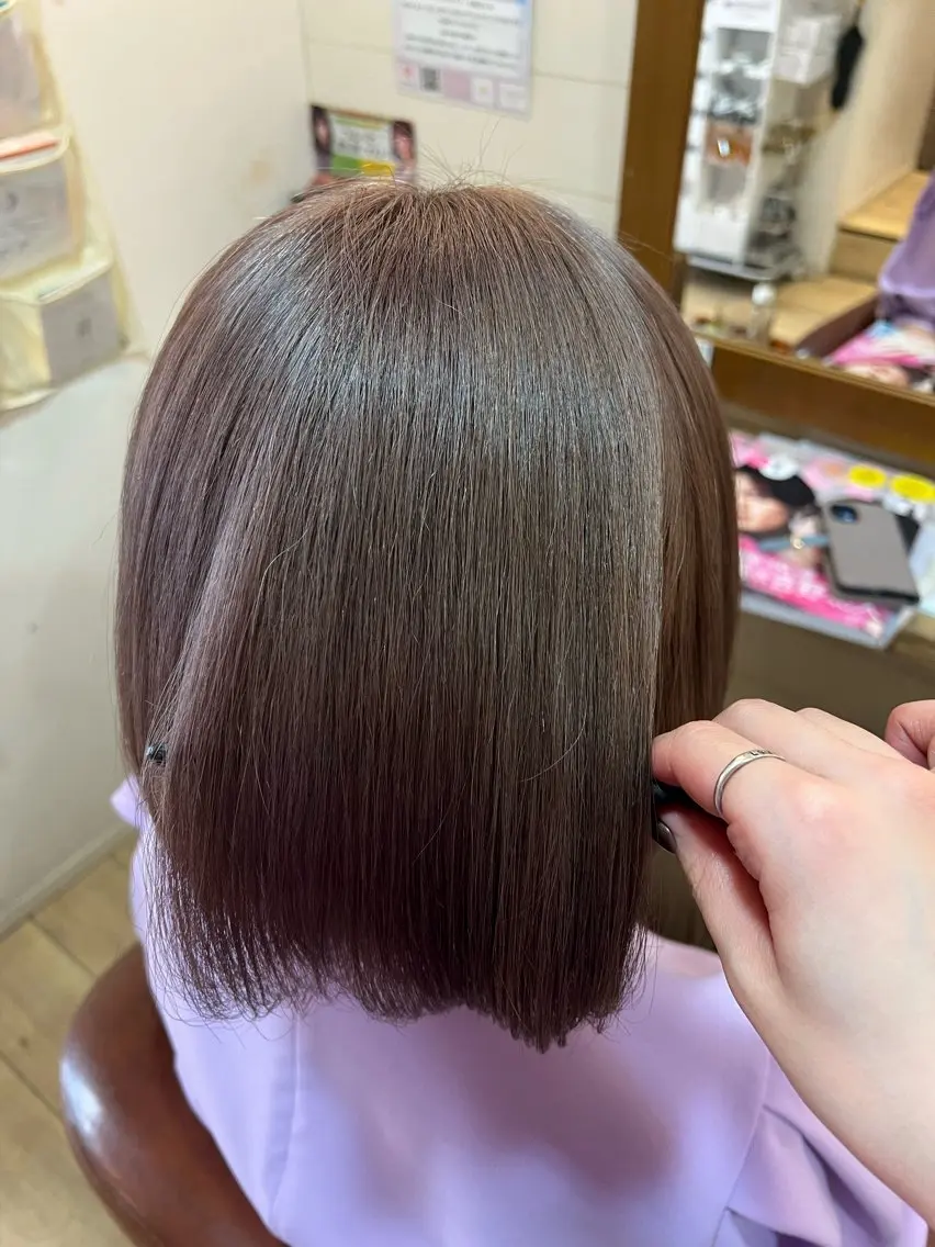 ショート カラー カット ヘアカラー トリートメント 🐾 かとう 🐾のヘアスタイル