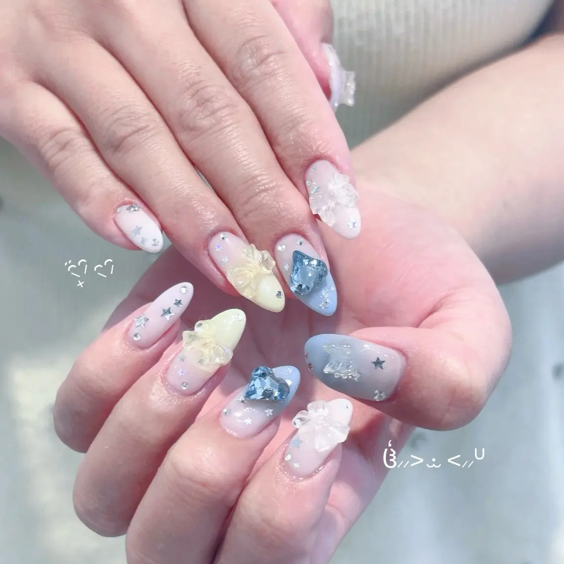 ネイル ハンドネイル 🩰ミキ/韓国♡ 大人girlyネイルのネイルデザイン