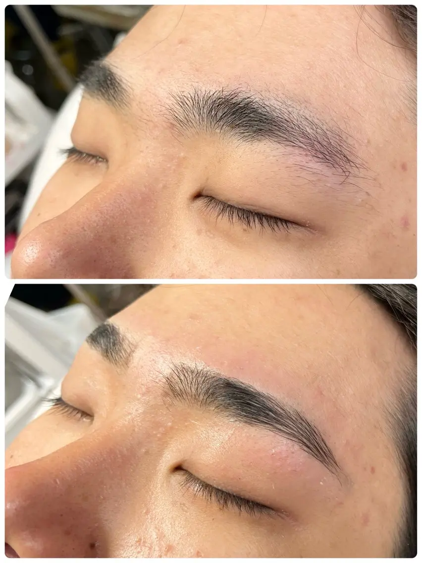 アイブロウ 眉毛ワックス脱毛 La's Salonのマツエク・マツパデザイン