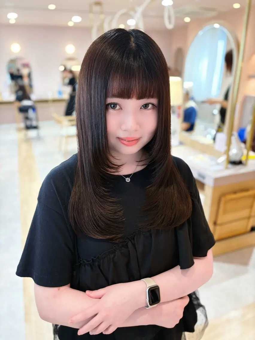 ロング merc.谷本 澪のヘアスタイル