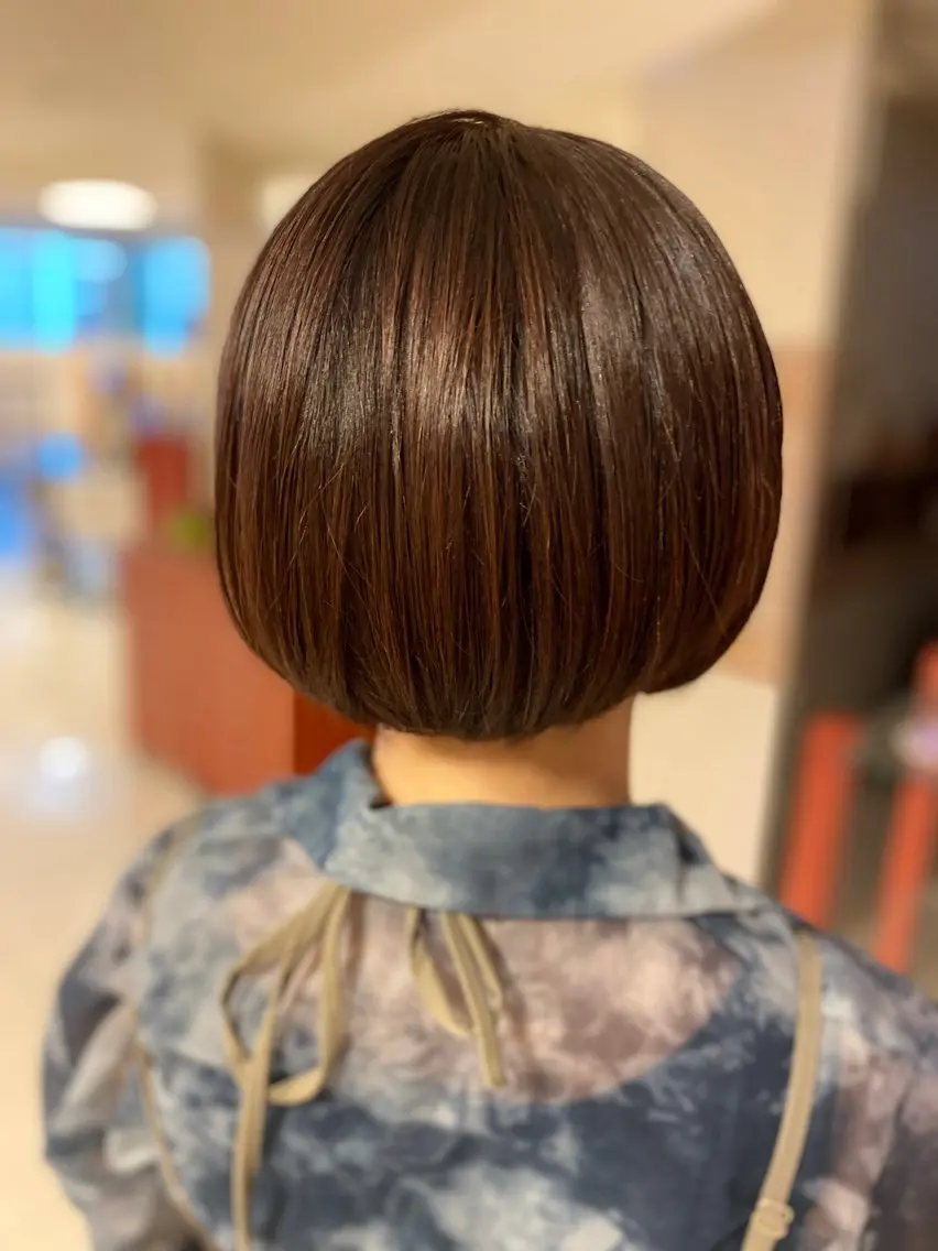 ショート カット ヘアカラー へんみ みかのヘアスタイル