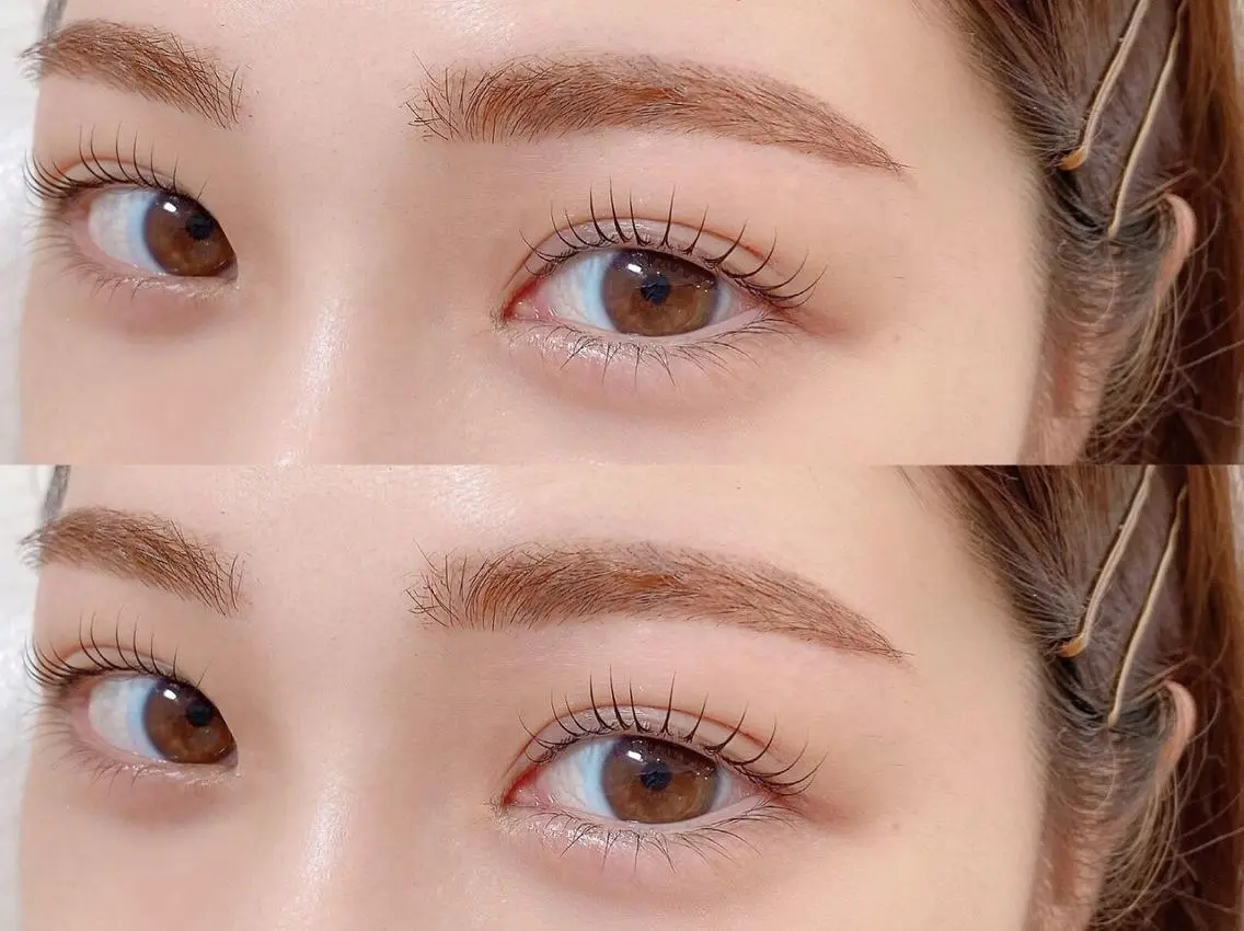 【ぱっちり印象的なお目元に👀✨】似合わせまつげパーマ上下✨コーティング付き💕の写真