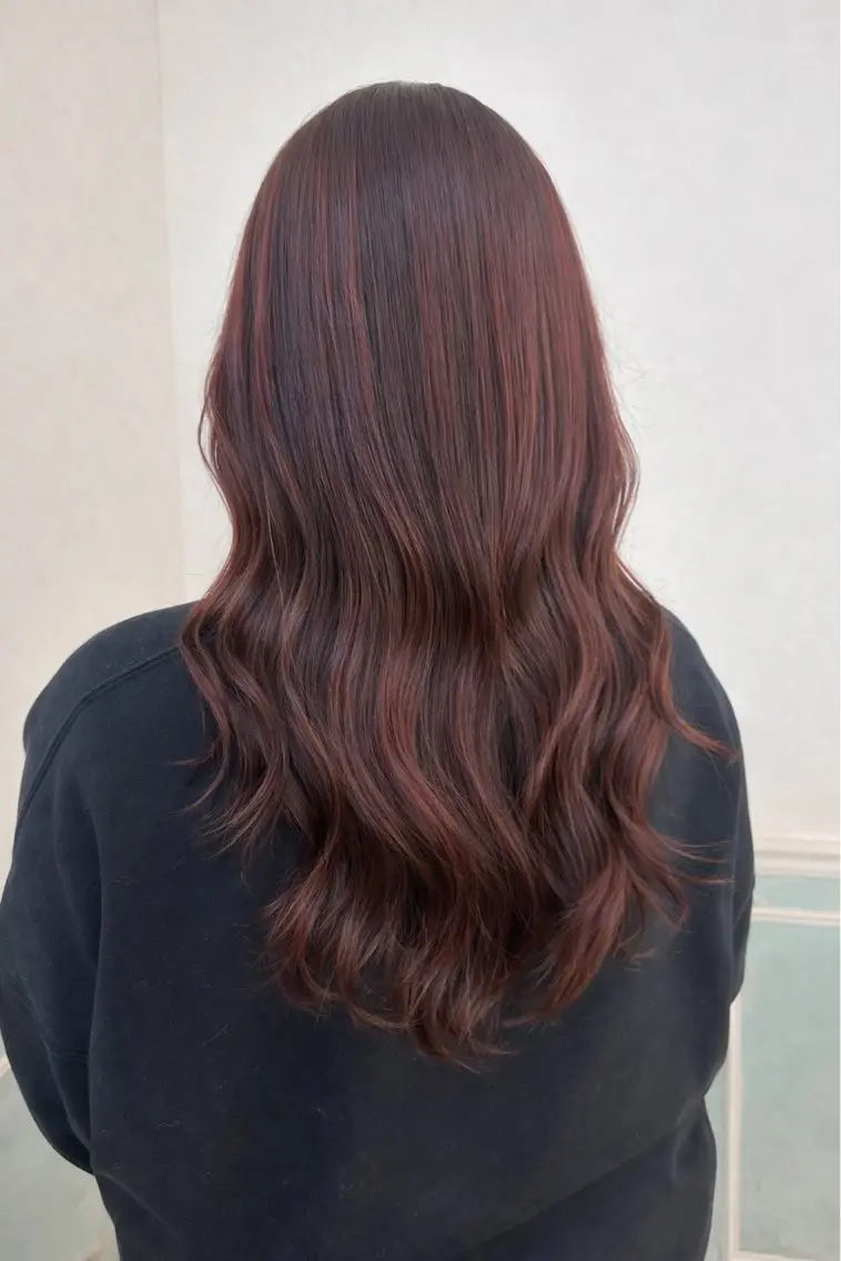 カラー 山口 珠莉のヘアスタイル