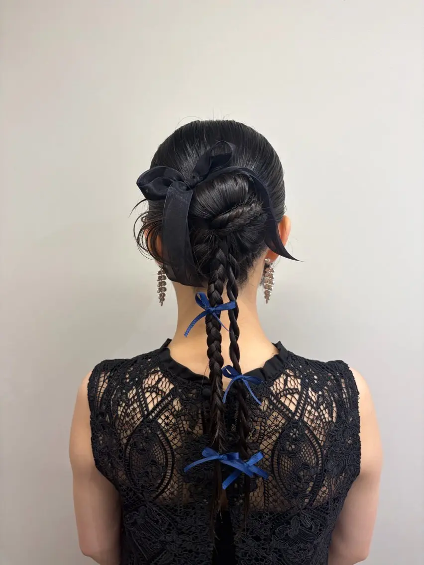 カット ヘアセット 盛れる艶カラー× レイヤーカット/咲来のヘアスタイル