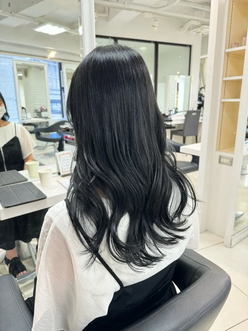 ロング カラー 透明感カラー イルミナカラー カット ヘアカラー トリートメント 【髪質改善】 kasumi🌷🌷のヘアスタイル
