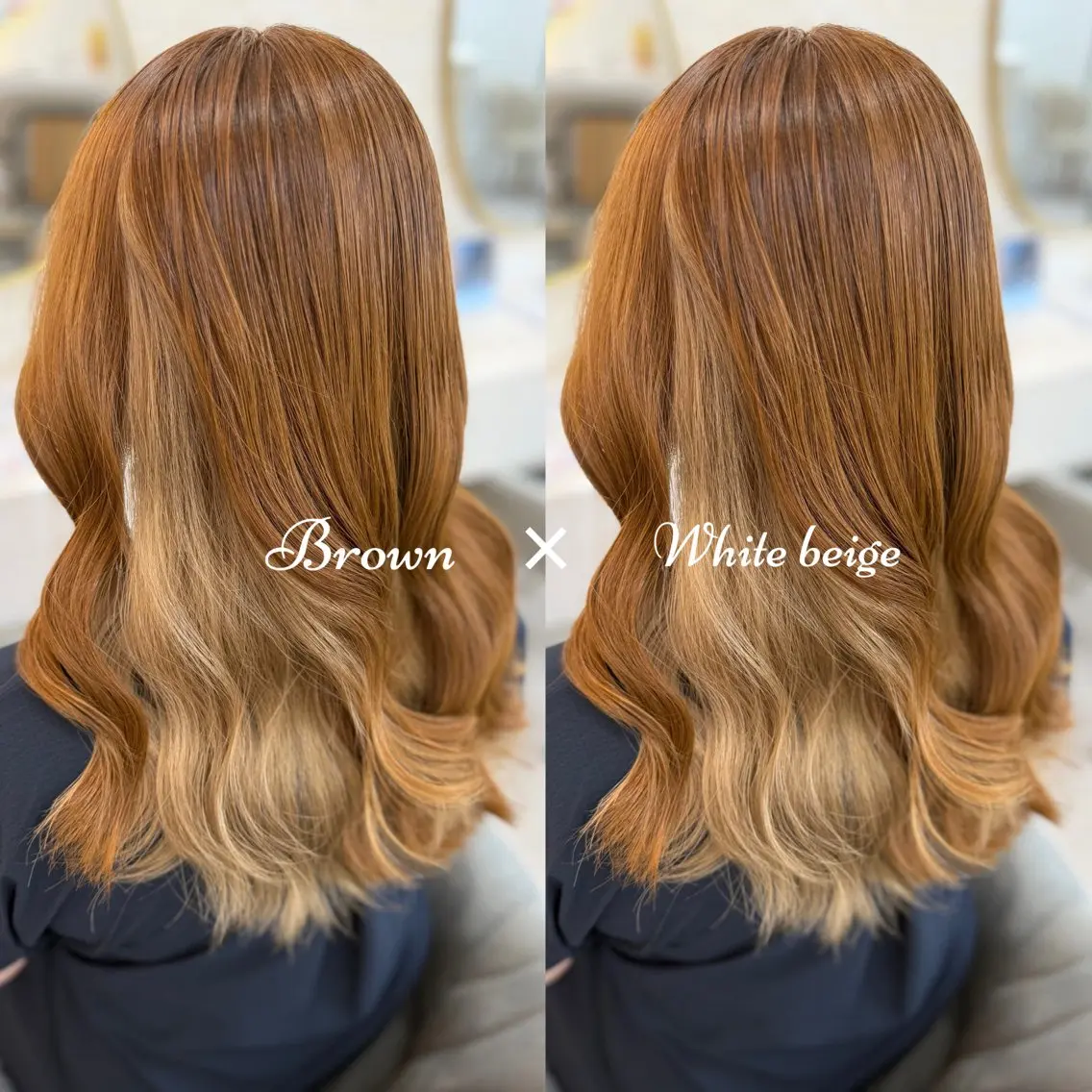 ロング ヘアカラー トリートメント lovis🧸ゆうあ 🧸/透明感カラーのヘアスタイル