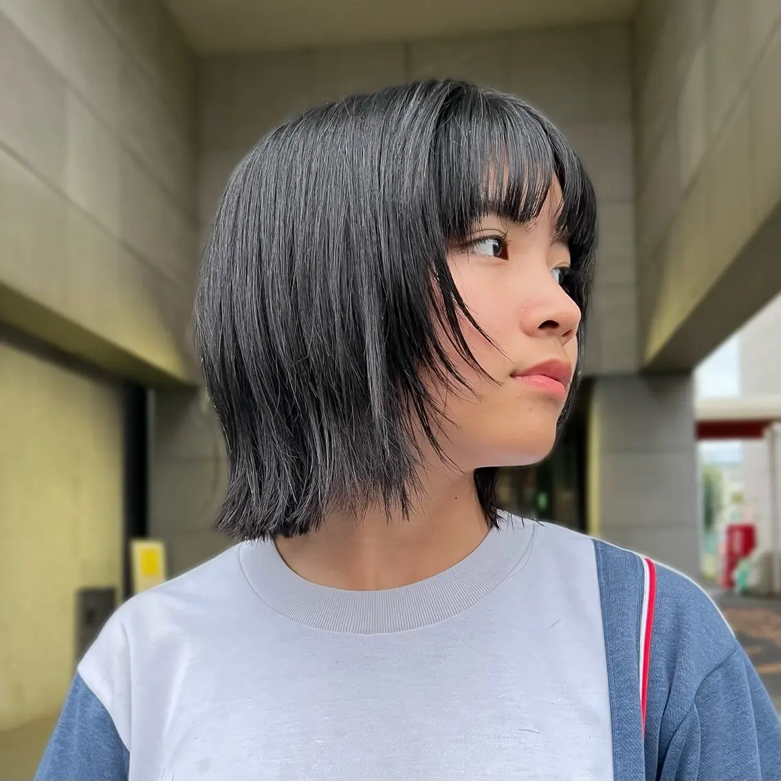 ショート カット たおちゃん／レイヤー ／透明感カラーのヘアスタイル