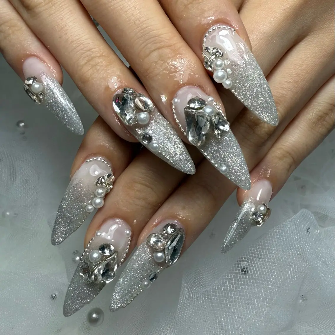 ⿴長さだし10本(M)・やり放題💅(他店ジェルオフ込み)持ち込みデザイン可！の写真