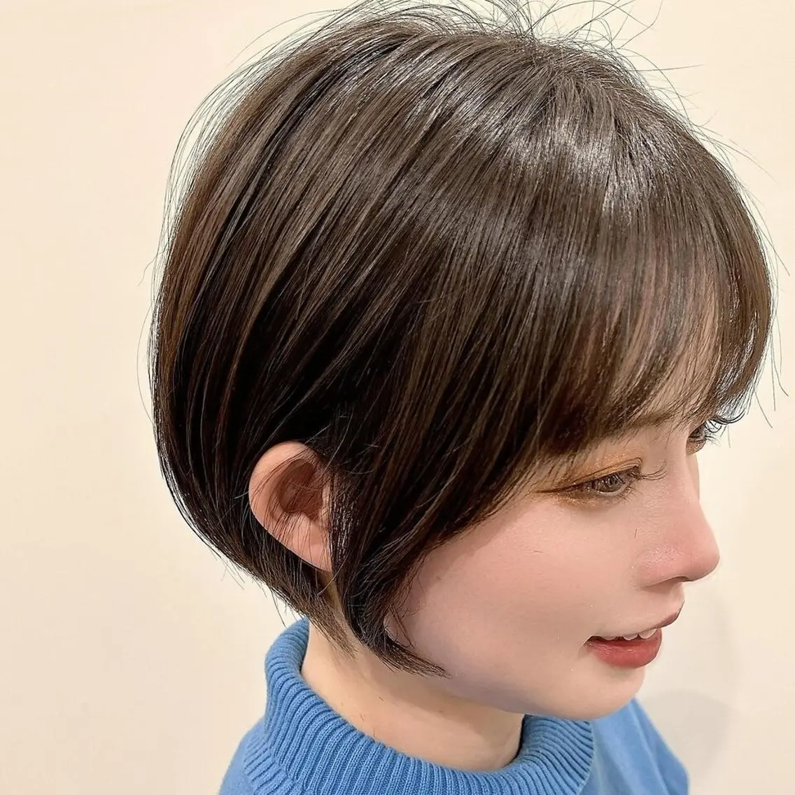 ショート ボブ レイヤーカット 小顔カット カット ショートが上手い人/ 似合わせの達人/ロキのヘアスタイル