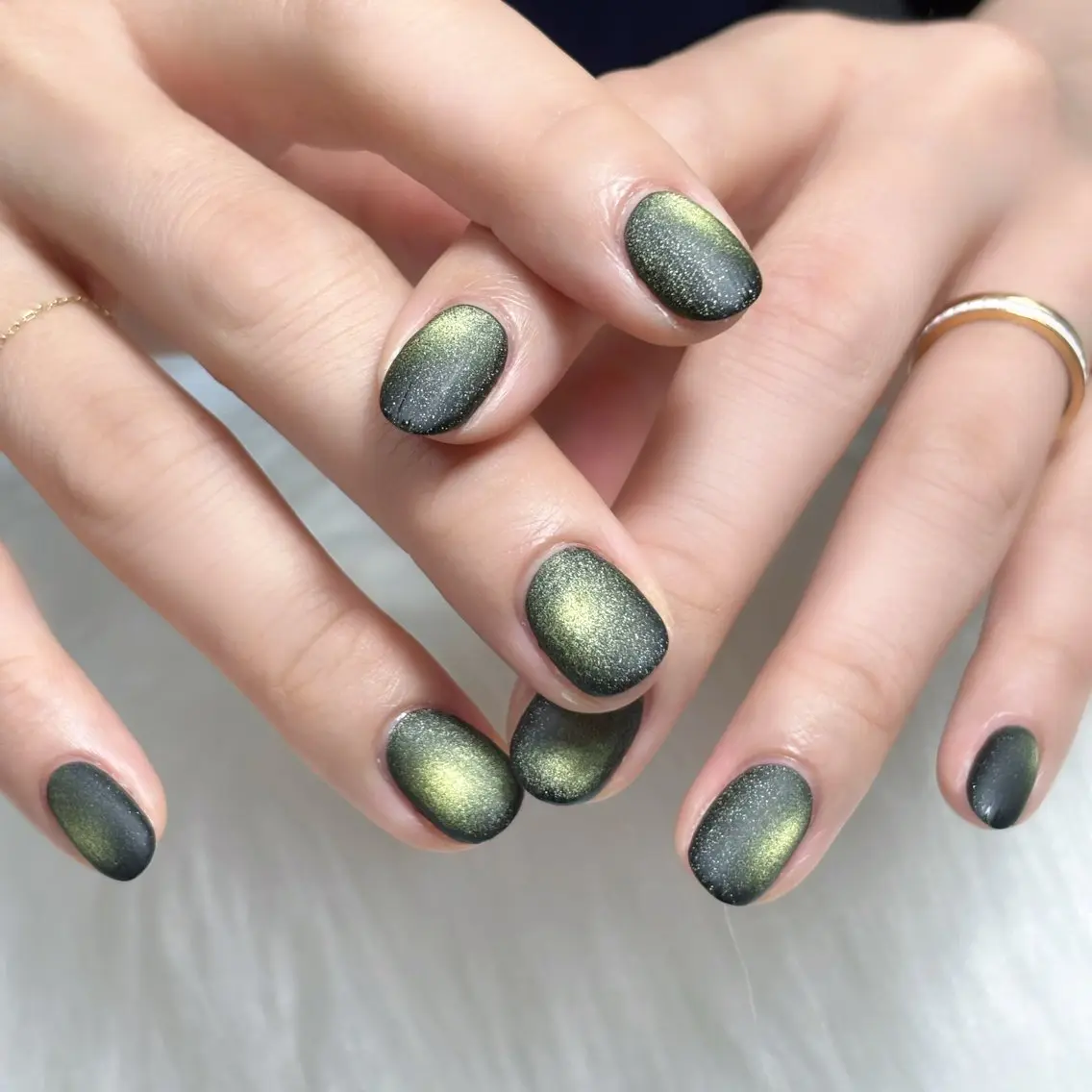 ネイル ジェルネイル キラキラネイル ロングネイル マグネットネイル 持ち込み ハンドネイル Sully Nail Labのネイルデザイン
