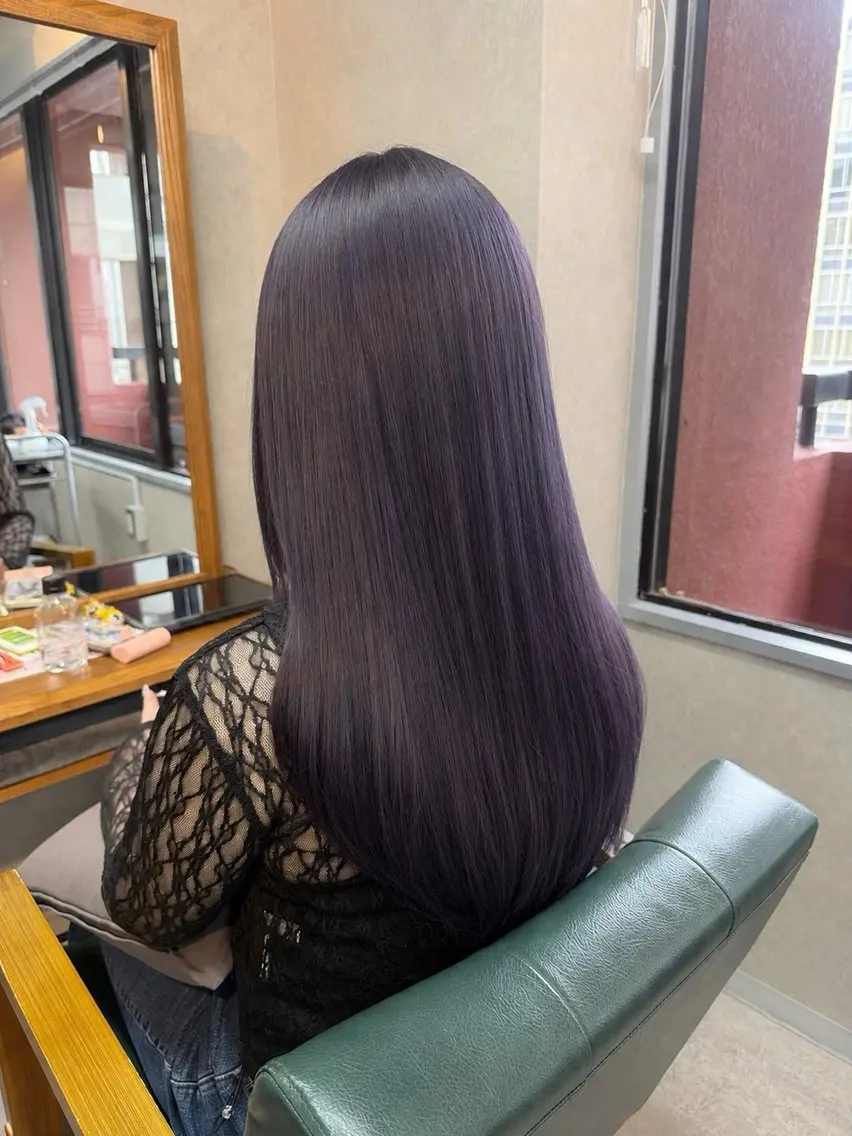 セミロング カラー カット ヘアカラー トリートメント Repose日本橋 室町のヘアスタイル