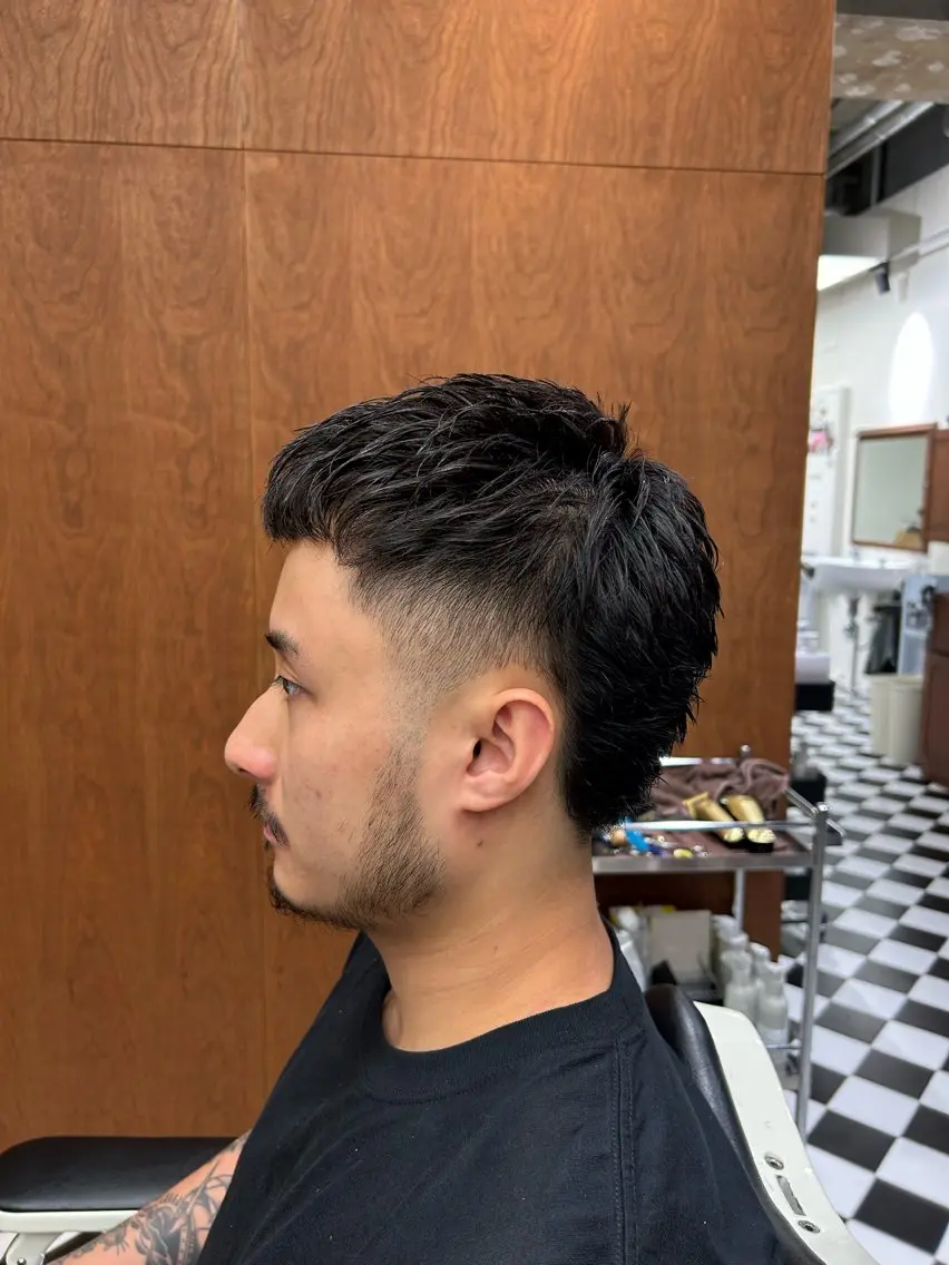 ショート メンズ 中津川 侑那のヘアスタイル