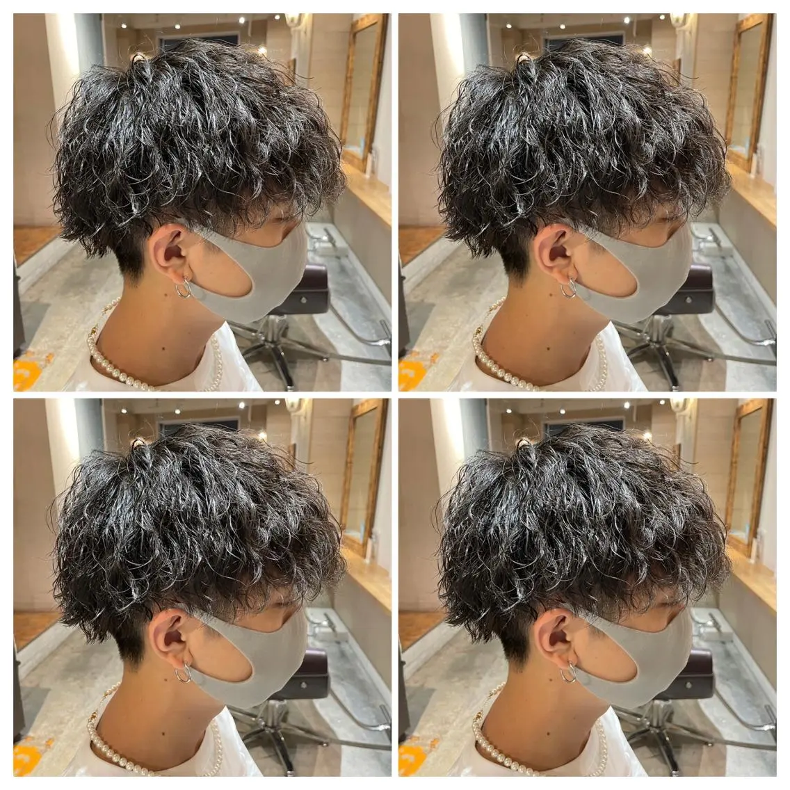 🔥カット+波巻きスパイラルパーマ+トリートメント🔥の写真