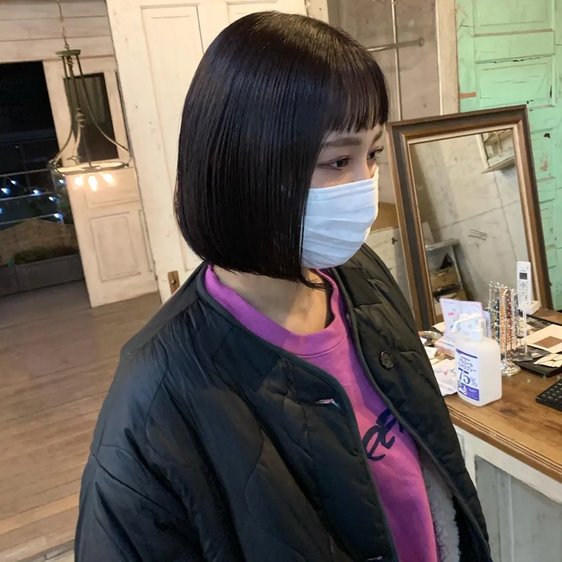 ミディアム カラー ボブ kimika🥑 メンズ/髪質改善のその他イメージ
