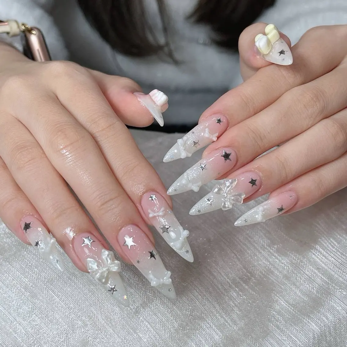 ネイル チークネイル フレンチネイル ジェルネイル 韓国ネイル マグネットネイル ハンドネイル Zen Nail Design 池袋のネイルデザイン