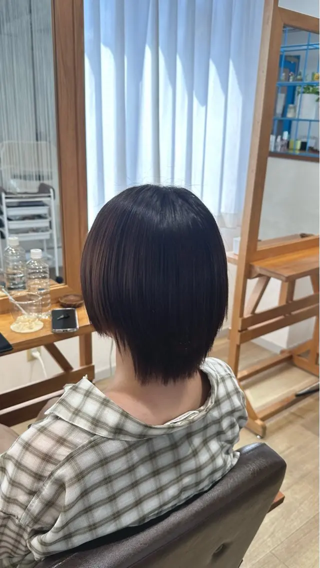 ショート 縮毛矯正 nana /カラー&極上スパのヘアスタイル