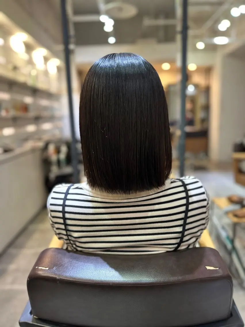 ミディアム 金 春江のヘアスタイル